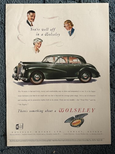 Original 1952 wolseley - original,