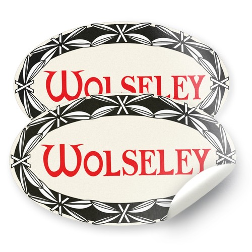 Wolseley badge sticker classic - badge,