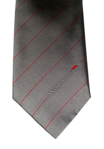 Wolseley company tie grey silk
