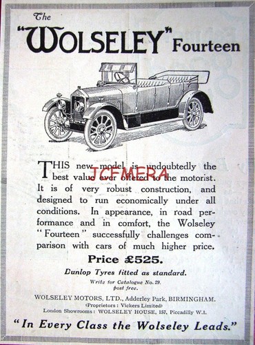 Vintage wolseley fourteen - vintage, 'fourteen'