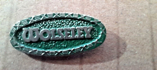 Vintage wolseley enamel - vintage,