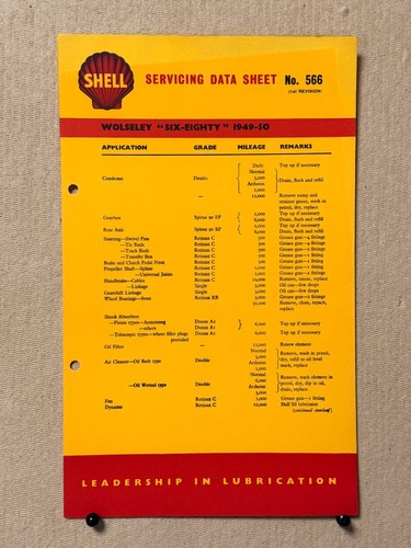 Vintage shell wolseley - vintage,
