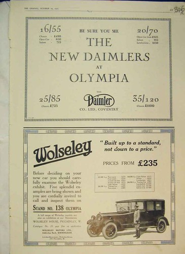 Old vintage print 1925 - old, advert