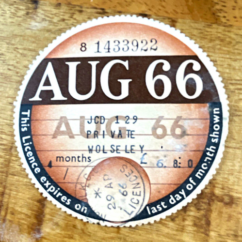 Vintage vehicle excise - vintage, uk