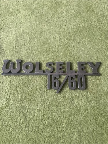 Vintage metal wolseley 60 - metal, 16/60