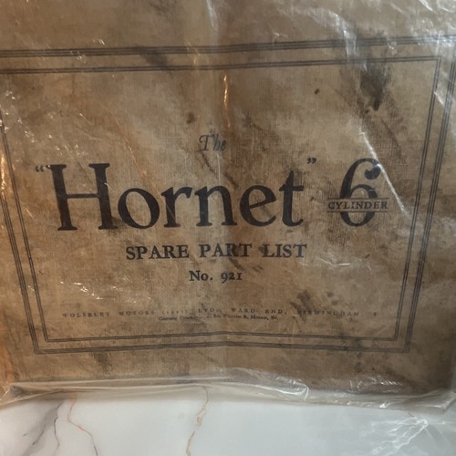 Wolseley hornet vintage - vintage, spare
