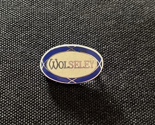 Wolseley vintage enamel pin - wolseley,