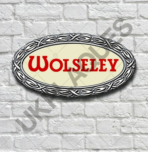 Wolseley badge emblem 2ft - badge,