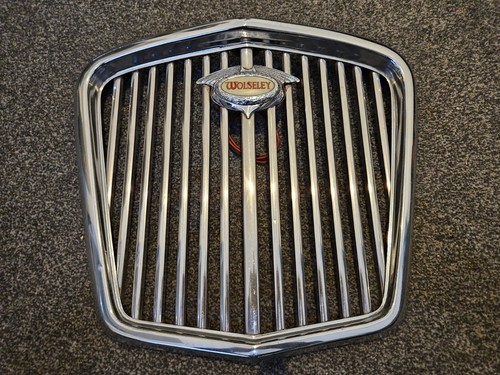 Vintage chrome wolseley car - vintage,