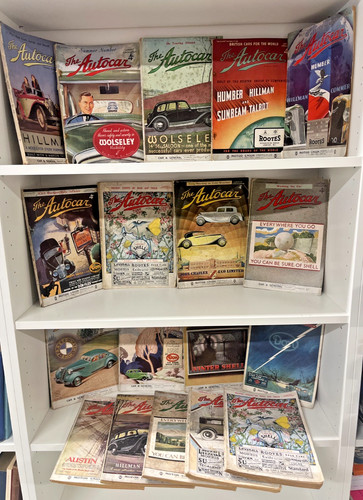 Mixed lot vintage the autocar - lot,