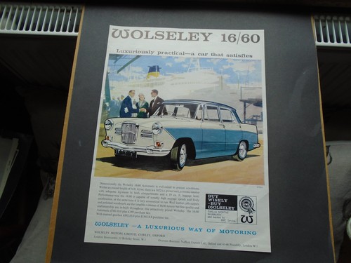 Vintage advert 1963 wolseley - 1963:,