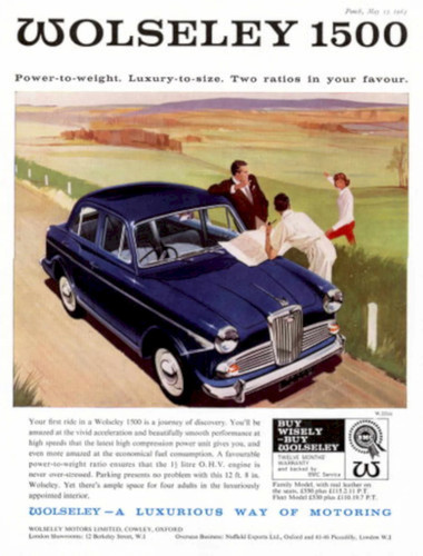 Wolseley 1500 car - wolseley,