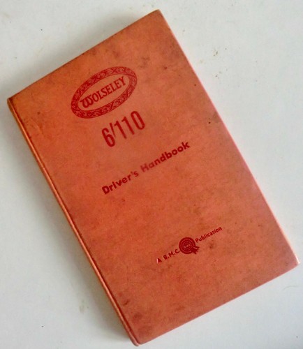 Vintage driver handbook - driver's, for