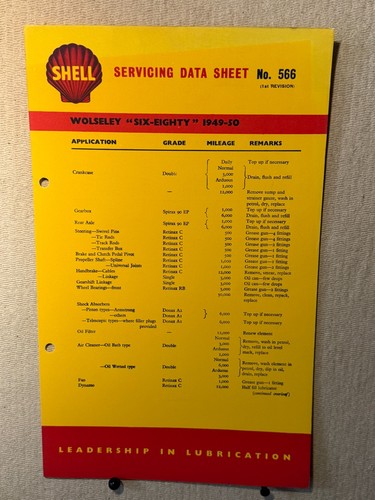 Vintage shell wolseley - vintage,
